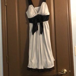 Silver Homecoming Dress